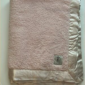 Little Giraffe Baby Blanket Chenille Satin Trim Stroller Blanket two tone